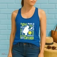 Softball Catcher Great For Ns Traits Of A Catcher Gift Women's Tank Top thumb 2