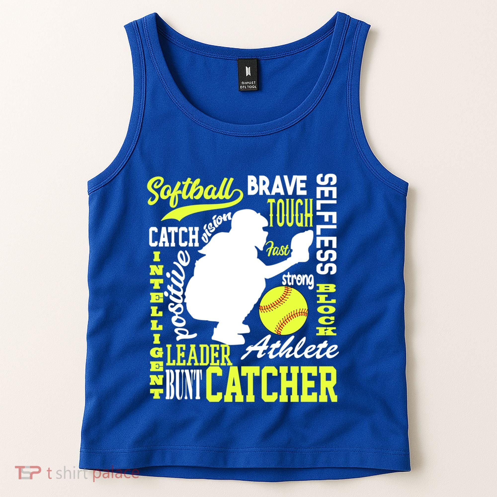 Softball Catcher Great For Ns Traits Of A Catcher Gift Tank Top