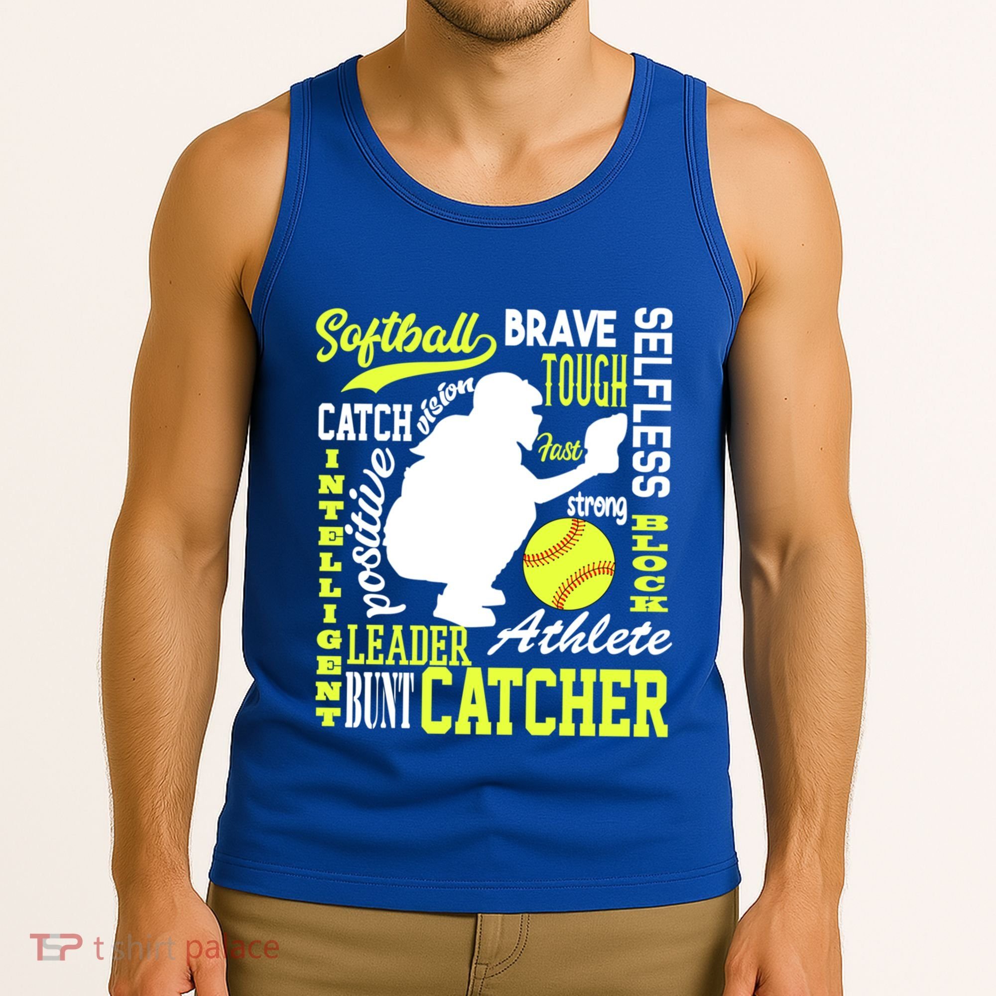 Softball Catcher Great For Ns Traits Of A Catcher Gift Tank Top