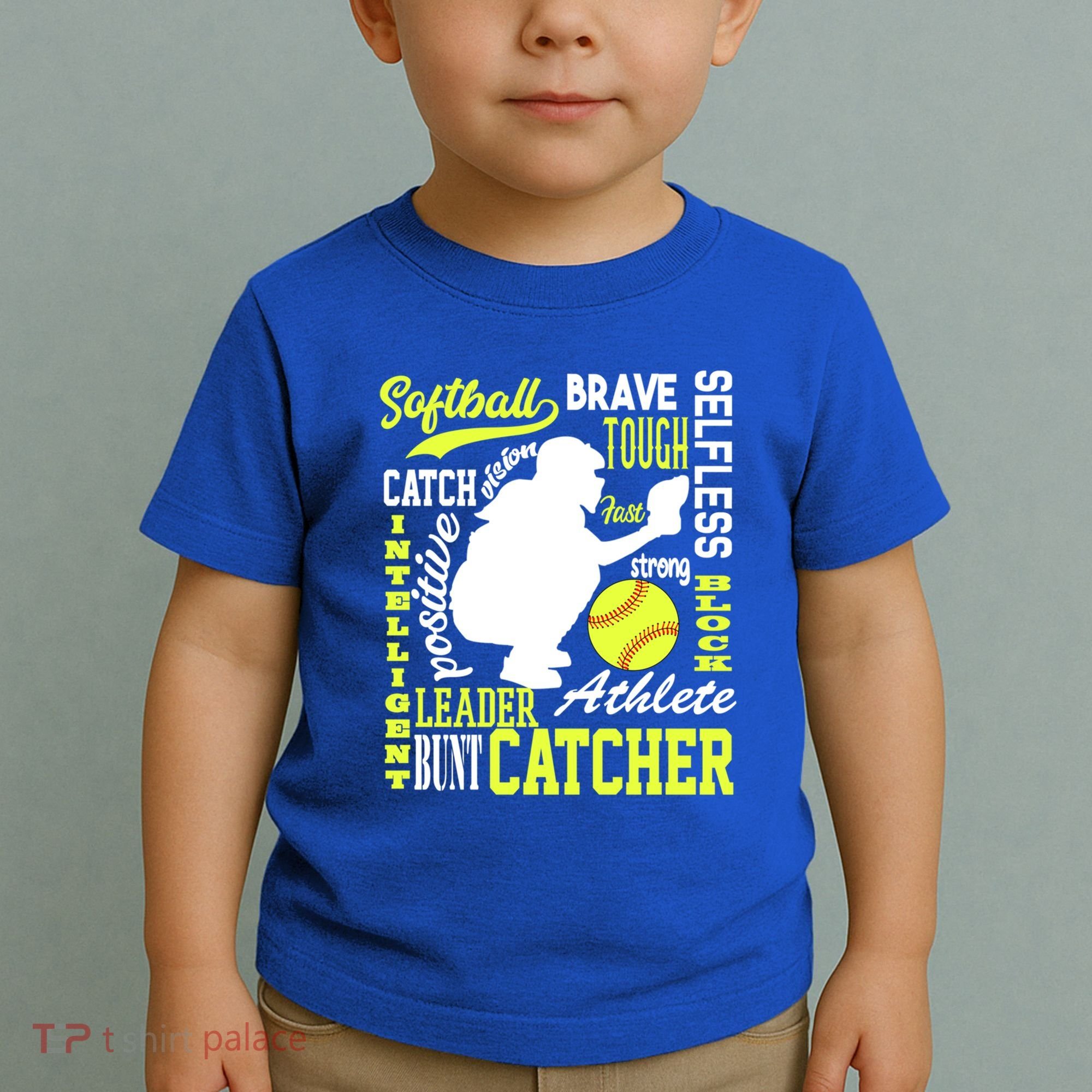 Softball Catcher Great For Ns Traits Of A Catcher Gift Toddler T-Shirt