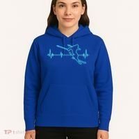 Ski Cool Gift Skiing Heartbeat Tee Skier Cool Gift Skiing Lover Gift Hoodie thumb 5