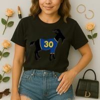 Goat 30 Basketball Jersey Comfort Colors Boxy T-Shirt thumb 2