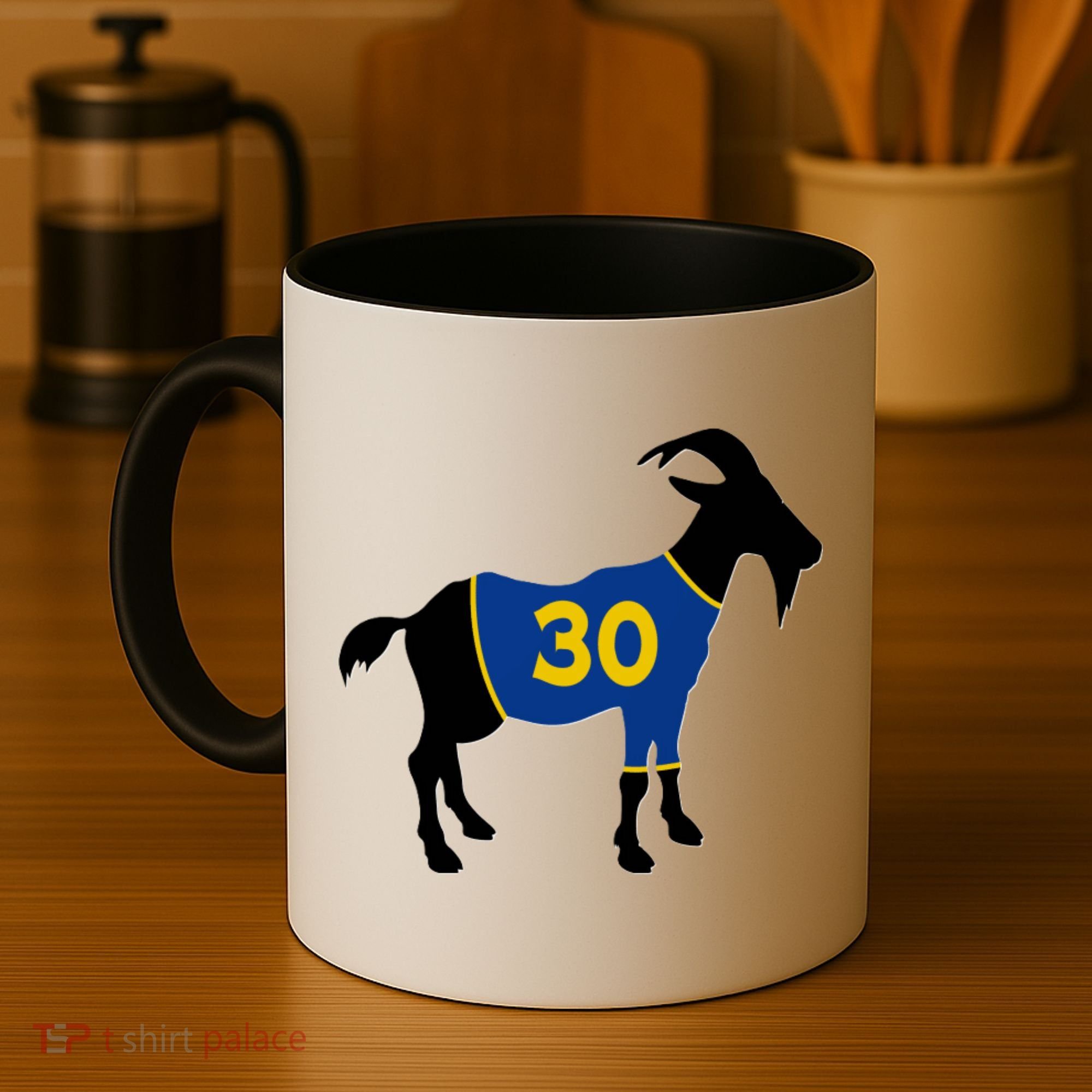 Goat 30 Basketball Jersey Coffee Mug