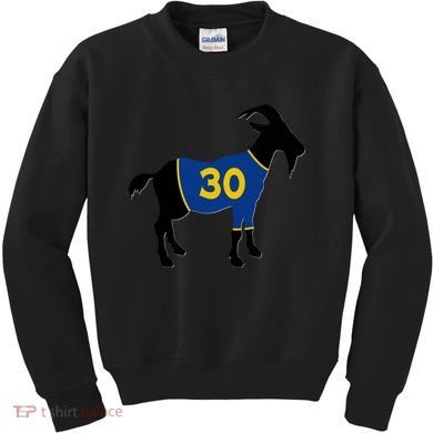 Goat 30 Basketball Jersey Kids Sweatshirt