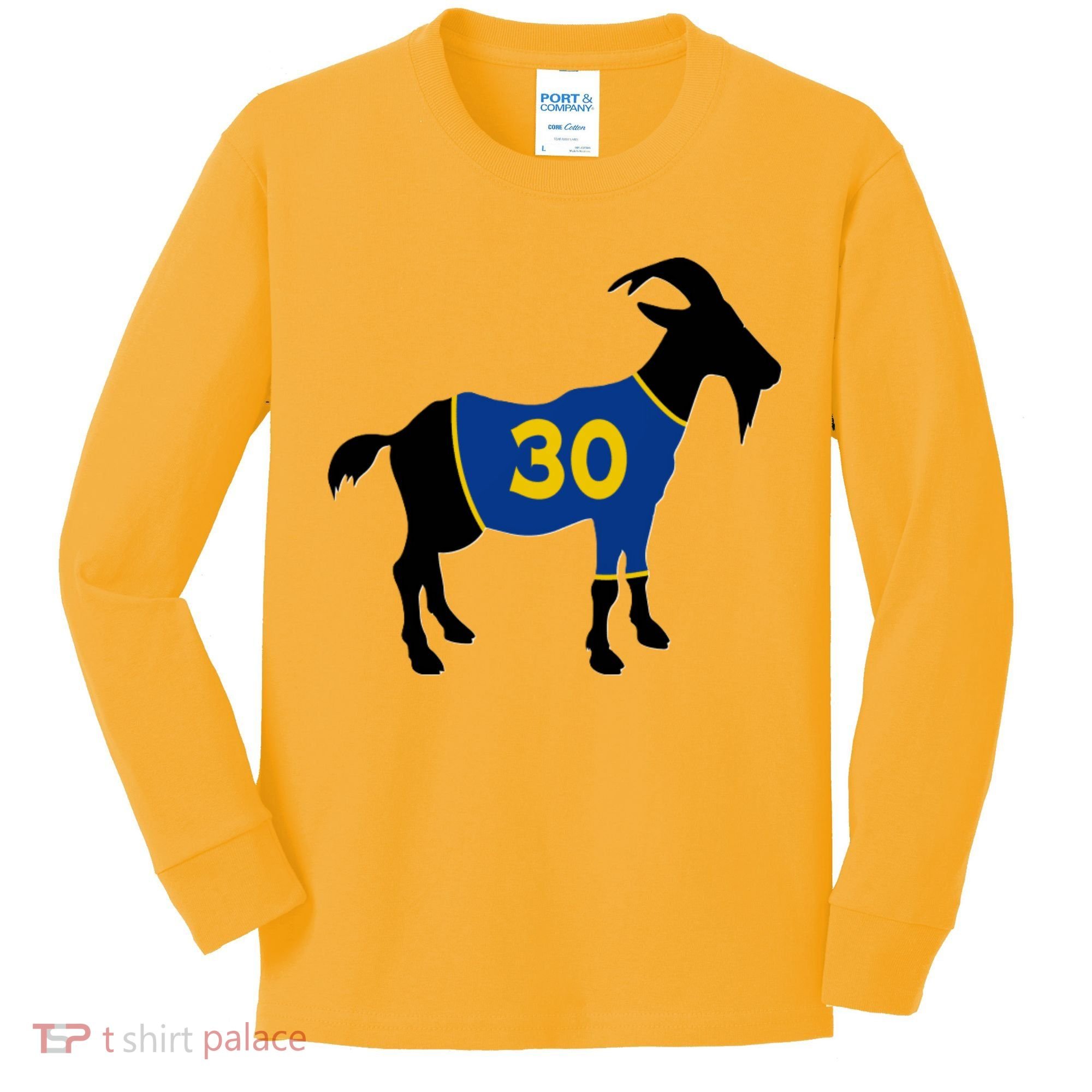 Goat 30 Basketball Jersey Kids Long Sleeve Shirt
