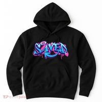 Saved Christian Graffiti Art Retro 80S 90s Hoodie thumb 0