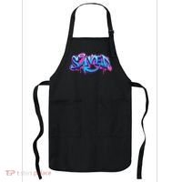 Saved Christian Graffiti Art Retro 80S 90s Apron thumb 0