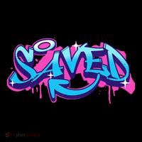 Saved Christian Graffiti Art Retro 80S 90s Bucket Hat thumb 4