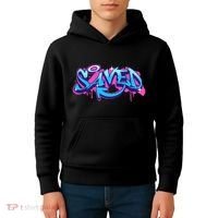 Saved Christian Graffiti Art Retro 80S 90s Kids Hoodie thumb 4