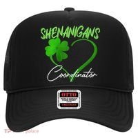 Shenanigans Coordinator Green Heart Shamrock St Patricks Day Hat thumb 0