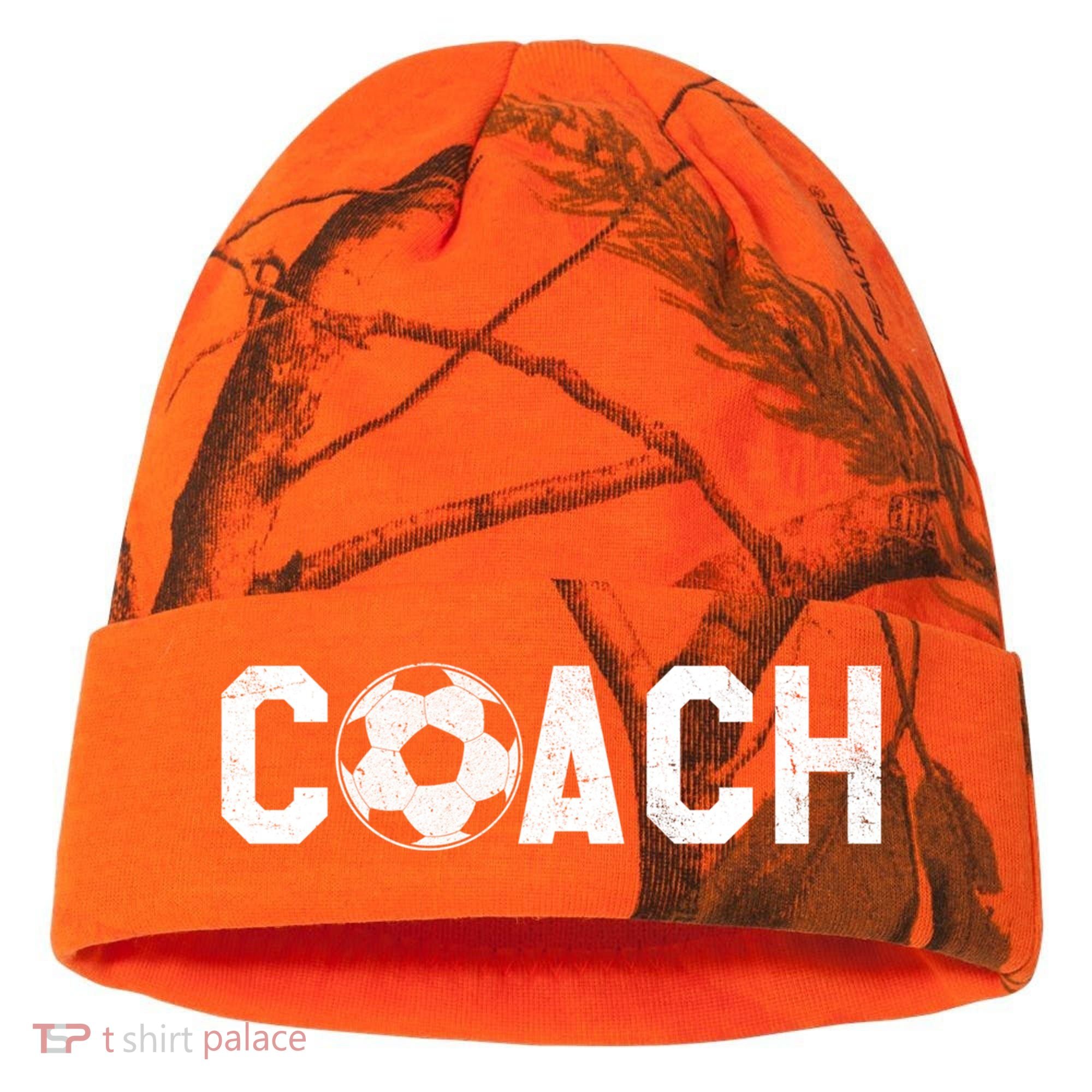Soccer Coach Gift Kati Licensed 12" Camo Cuffed Beanie