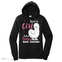 Silkie Chicken Girl Who Loves Silkie Chickens Women's Hoodie thumb 0