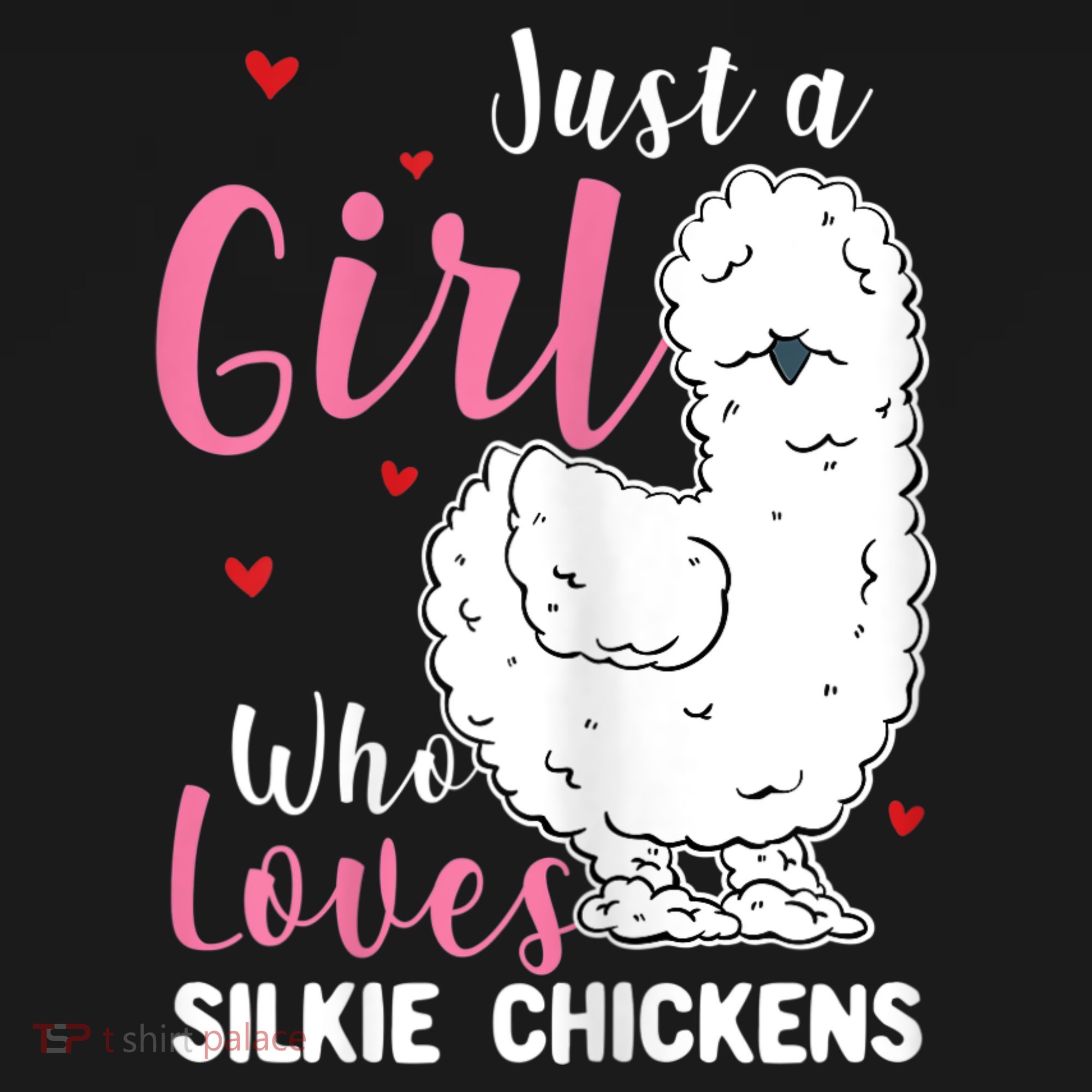 Silkie Chicken Girl Who Loves Silkie Chickens Women's Hoodie