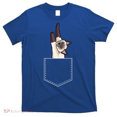 Siamese Cat Gift Love My Siamese Cat Funny Gift T-Shirt