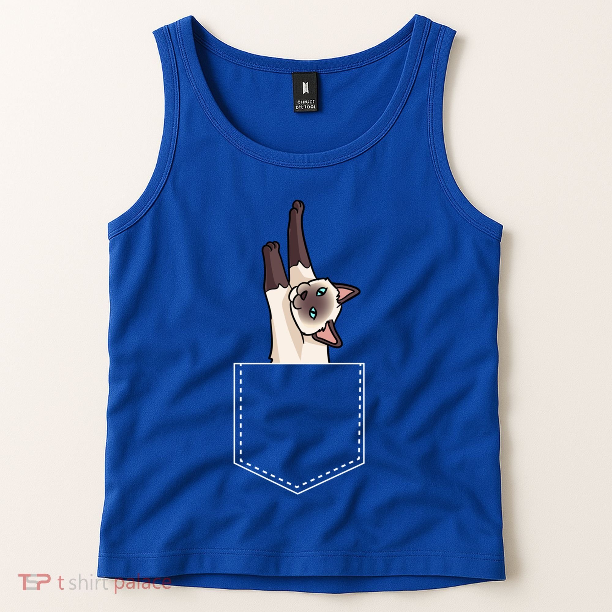 Siamese Cat Gift Love My Siamese Cat Funny Gift Tank Top