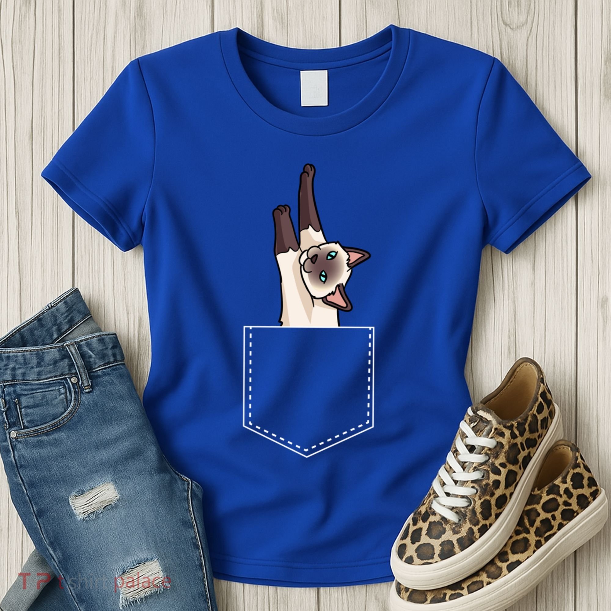 Siamese Cat Gift Love My Siamese Cat Funny Gift Women's T-Shirt