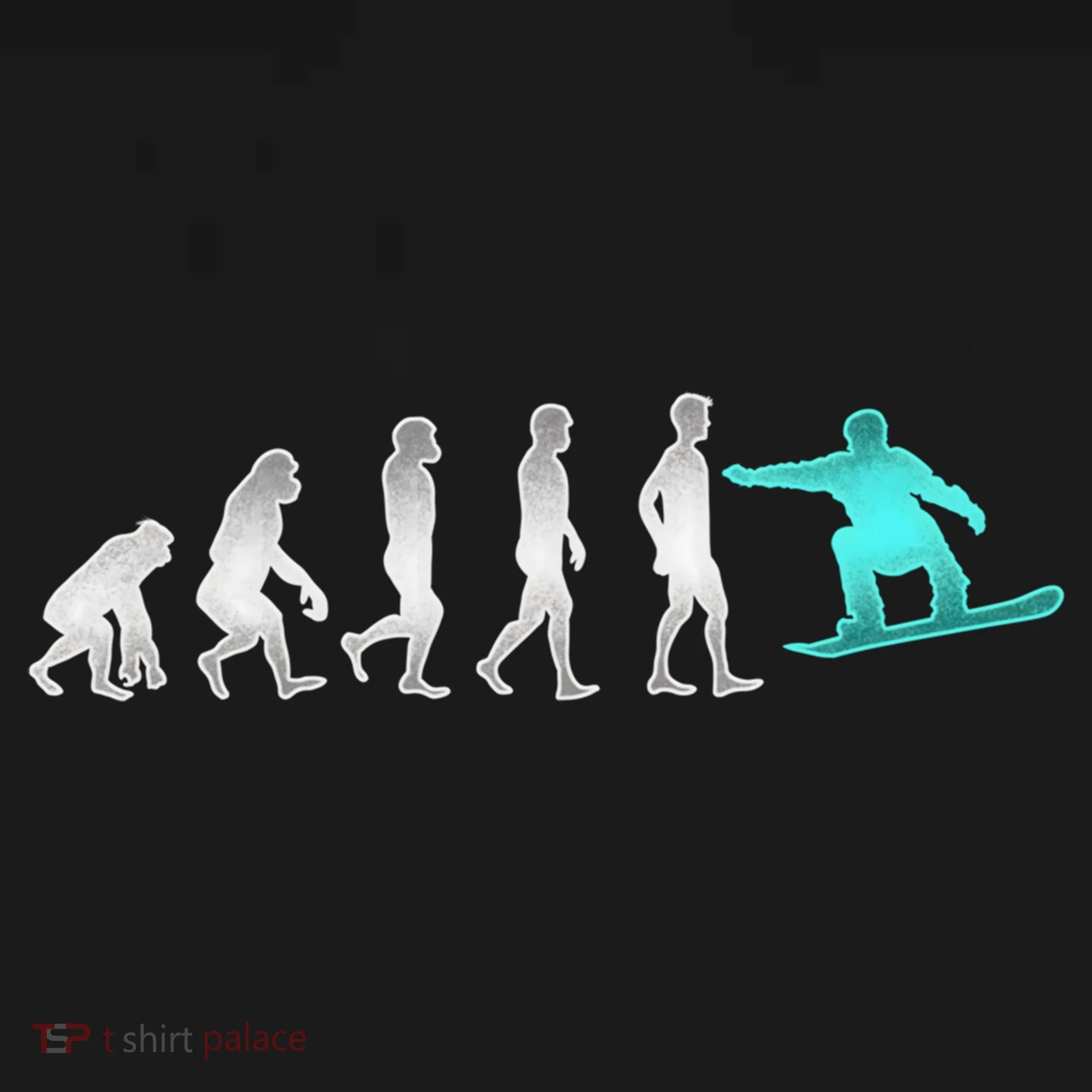 Snowboarding Cute Gift Evolution Of Snowboarder Gift Doggie Tank