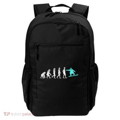 Snowboarding Cute Gift Evolution Of Snowboarder Gift Backpack