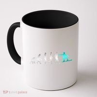 Snowboarding Cute Gift Evolution Of Snowboarder Gift Coffee Mug thumb 0