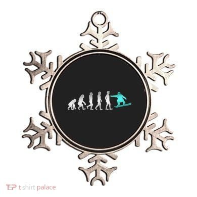 Snowboarding Cute Gift Evolution Of Snowboarder Gift Ornament
