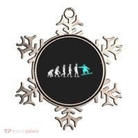 Snowboarding Cute Gift Evolution Of Snowboarder Gift Ornament thumb 0