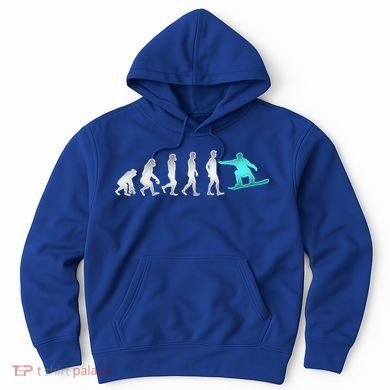 Snowboarding Cute Gift Evolution Of Snowboarder Gift Hoodie