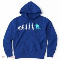 Snowboarding Cute Gift Evolution Of Snowboarder Gift Hoodie thumb 0