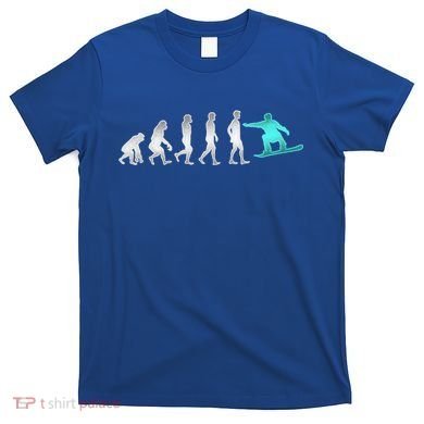 Snowboarding Cute Gift Evolution Of Snowboarder Gift T-Shirt