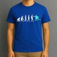 Snowboarding Cute Gift Evolution Of Snowboarder Gift T-Shirt thumb 3