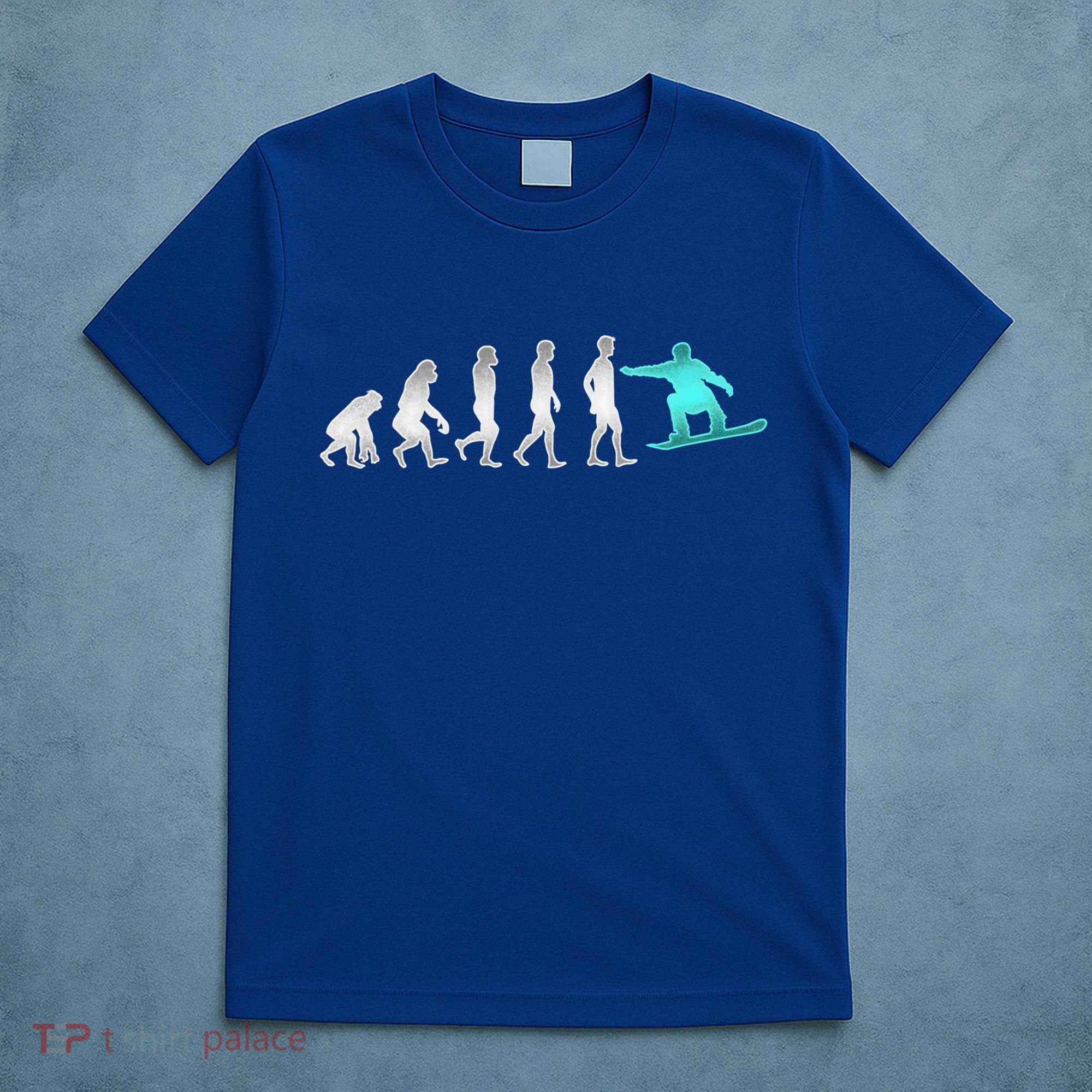 Snowboarding Cute Gift Evolution Of Snowboarder Gift T-Shirt