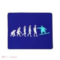 Snowboarding Cute Gift Evolution Of Snowboarder Gift Mousepad thumb 0