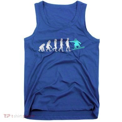 Snowboarding Cute Gift Evolution Of Snowboarder Gift Tank Top