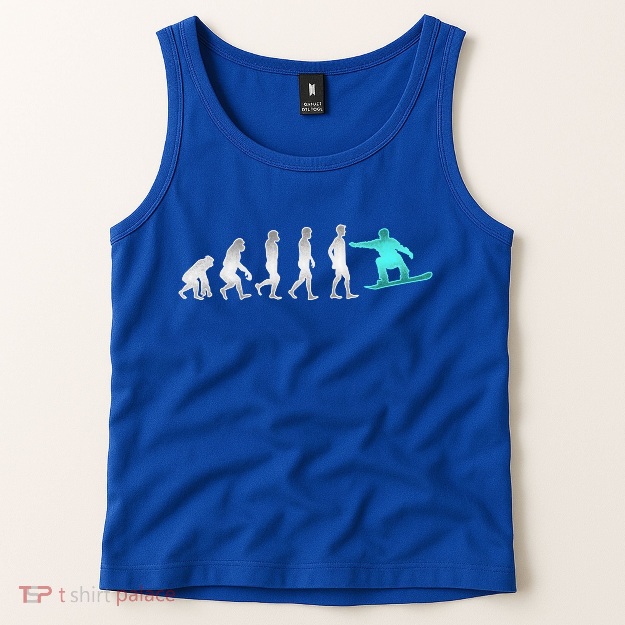 Snowboarding Cute Gift Evolution Of Snowboarder Gift Tank Top