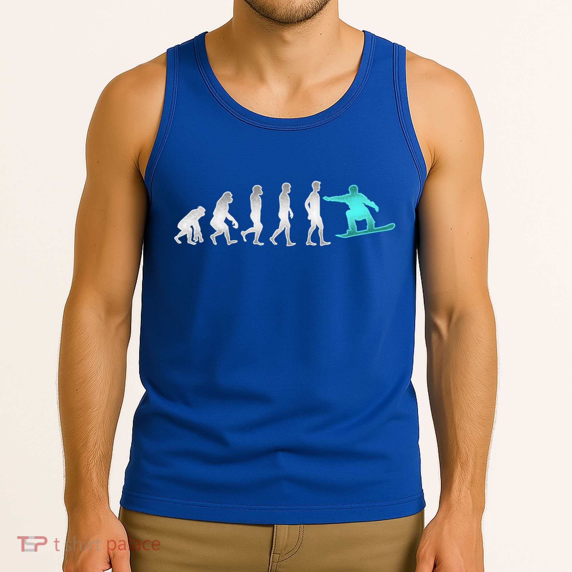 Snowboarding Cute Gift Evolution Of Snowboarder Gift Tank Top