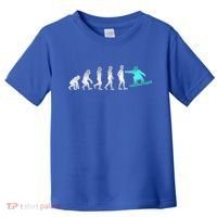 Snowboarding Cute Gift Evolution Of Snowboarder Gift Toddler T-Shirt thumb 0