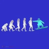 Snowboarding Cute Gift Evolution Of Snowboarder Gift Women's T-Shirt thumb 6
