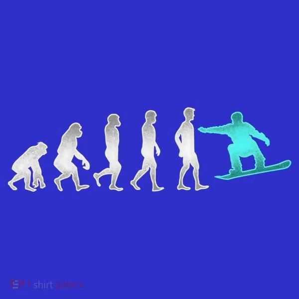 Snowboarding Cute Gift Evolution Of Snowboarder Gift Women's T-Shirt