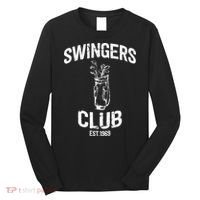 Swingers Club Golf Clubs Funny Golf Sarcastic Golfing Long Sleeve Shirt thumb 0