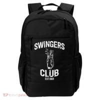 Swingers Club Golf Clubs Funny Golf Sarcastic Golfing Backpack thumb 0