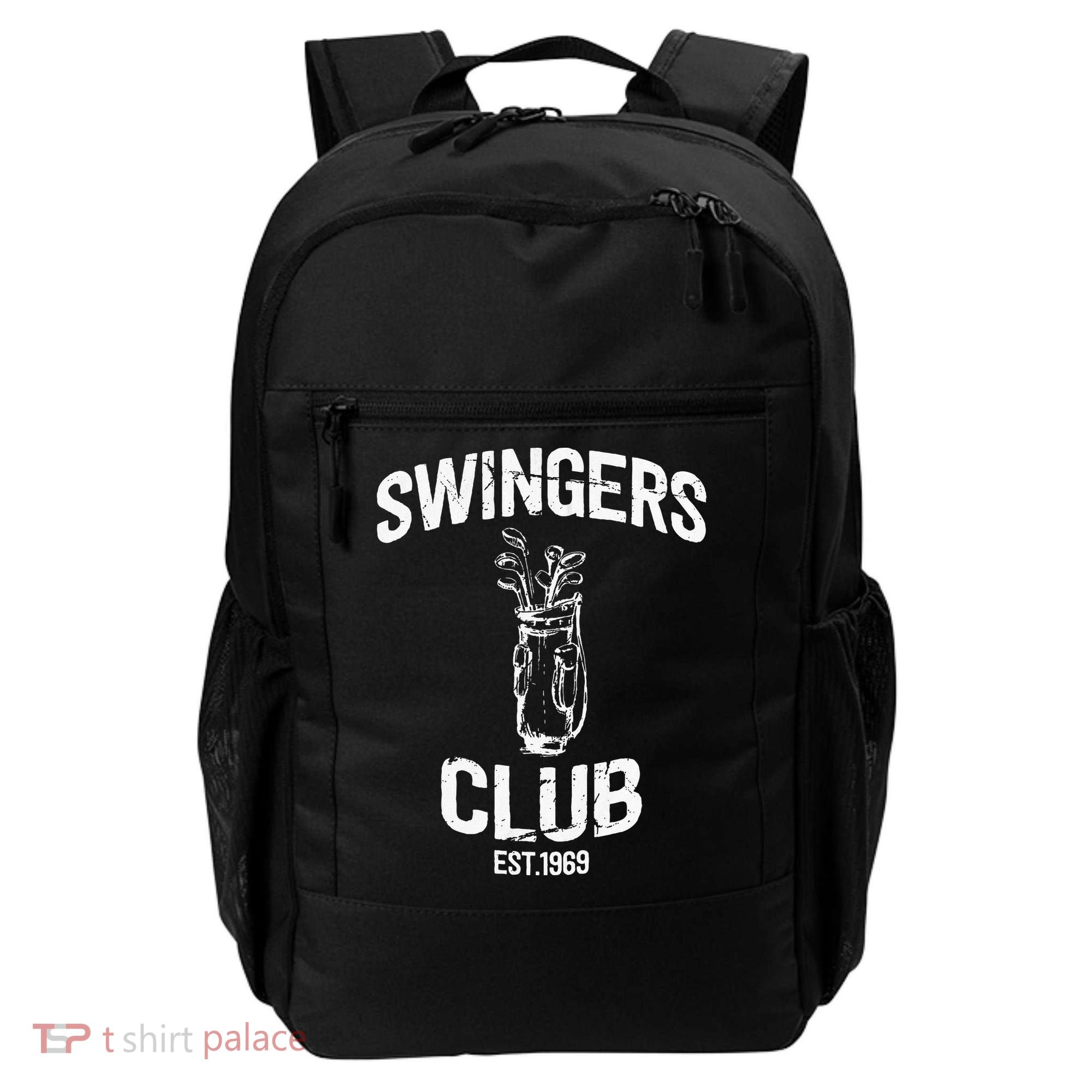 Swingers Club Golf Clubs Funny Golf Sarcastic Golfing Backpack