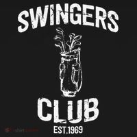 Swingers Club Golf Clubs Funny Golf Sarcastic Golfing Ornament thumb 1