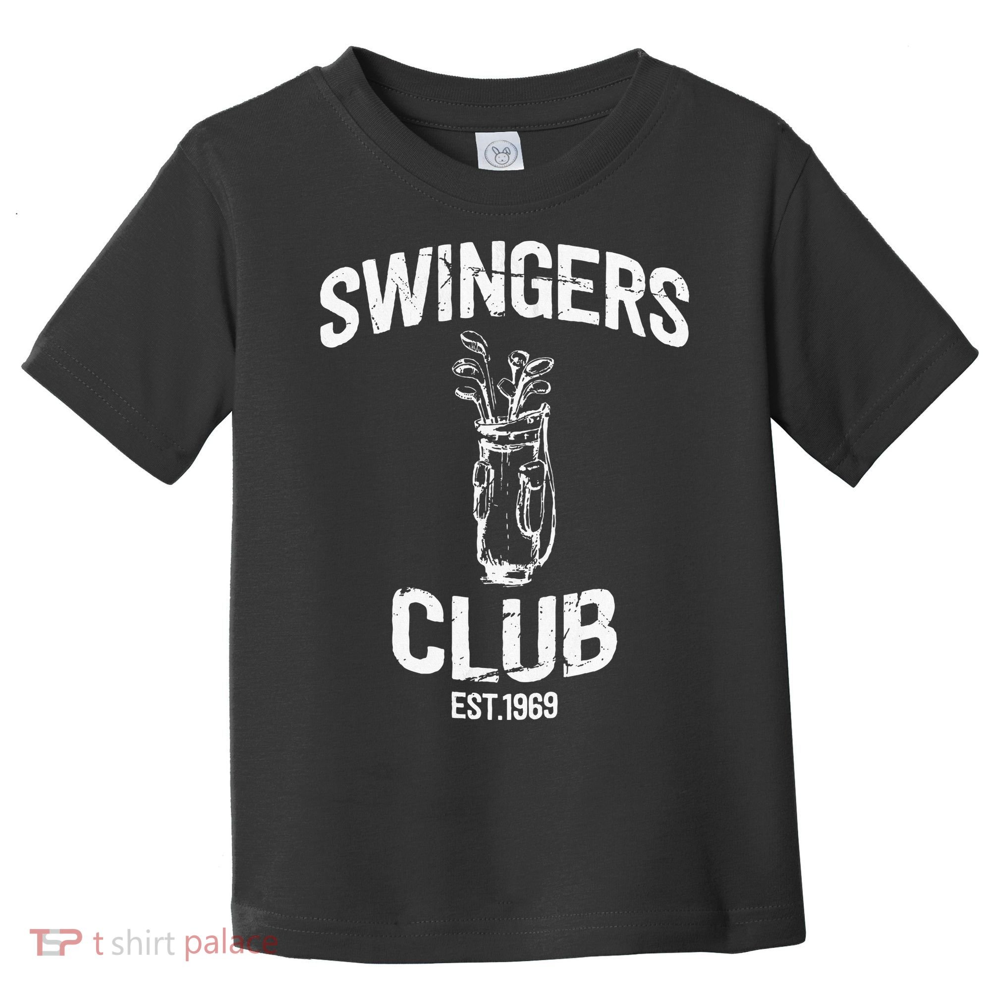 Swingers Club Golf Clubs Funny Golf Sarcastic Golfing Toddler T-Shirt