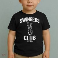 Swingers Club Golf Clubs Funny Golf Sarcastic Golfing Toddler T-Shirt thumb 2