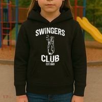 Swingers Club Golf Clubs Funny Golf Sarcastic Golfing Kids Hoodie thumb 3