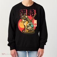 Samurai Cat Graphic Women's Sweatshirt thumb 0