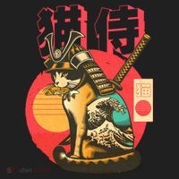 Samurai Cat Graphic Women's Sweatshirt thumb 2