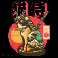 Samurai Cat Graphic Toddler Hoodie thumb 2