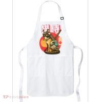 Samurai Cat Graphic Apron thumb 0