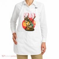 Samurai Cat Graphic Apron thumb 2
