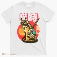 Samurai Cat Graphic T-Shirt thumb 0